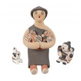 Acoma, Cochiti & Jemez Storyteller Figures c. 1960