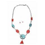 Vintage Pawn Navajo Number 8 Turquoise Necklace