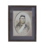 Rare D. F. Barry Chief Joseph Photograph 1877