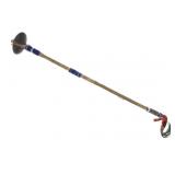 19th-Century Plains Beaded Bi-Point Stone War Club