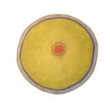 Southern Plains Painted War Shield w/ FENN Tag