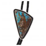 Vintage Navajo Turquoise Mountain Bolo 1970