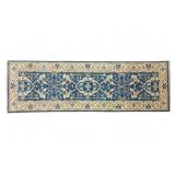 Persian Oushak Wool Runner Hand Knotted Rug