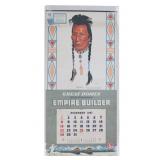 Winold Reiss Empire Builder GNRR Calendar 1957