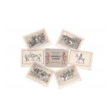 Rare "Portfolio Of Six Western Prints", Remington