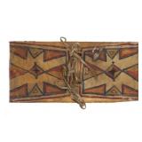 19th-C. Blackfeet Chief Little Dog Parfleche Env.