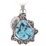 Vintage Pawn Sleeping Beauty Turquoise Necklace