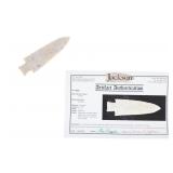 4 3/4" Hardin Stemmed Projectile Point 8500BP COA