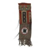Western Chiricahua Apache Beaded Pipe Bag