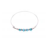 Santo Domingo Pueblo, Tapia Wenona Silver Bracelet