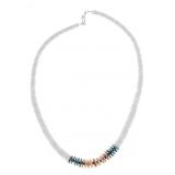 San Felipe R. Garcia Sterling Heishi Necklace