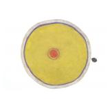 Southern Plains Painted War Shield w/ FENN Tag