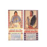 GNRR Winold Reiss "Empire Builder" Calendars (2)