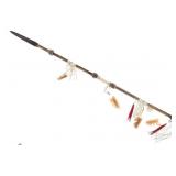 Apache Nation Brass Tacked War Lance Carl Pierce