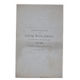 Prospectus of the Cascade Mining Company Booklet