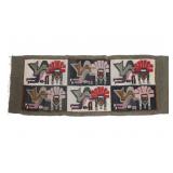 Ca 1940s Peruvian Paracas Guardian Spirit Tapestry