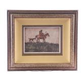 Original Mary Anna Lehman Coloured Etching 1971