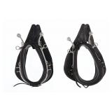 Horse / Mule Black Leather Yoke Collar & Hame