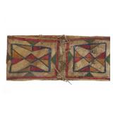 19th-C. Blackfeet Chief Little Dog Parfleche Env.