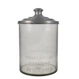 Calirox Glass Counter-Top Display Cookie Jar