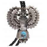Rare Navajo Alvin Joe Eagle Dancer Kachina Bolo