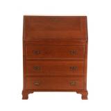 Maddox Cherry Wood Drop Front Secretary Desk