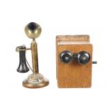 1913 Western Electric Candlestick Telephone & Box