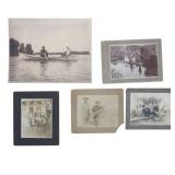 Antique Fishing Photographs, circa 1890 to 1910