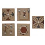 1950 Navajo Ceremonial Healing Sand Paintings (5)