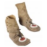 Blackfeet Chief Little Dog Beaded Moccasins