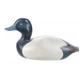 Lesser Scaup Carved Duck Decoy by Robert Capriola