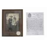 Rare D. F. Barry & Rain-in-the-Face Photograph