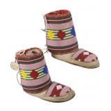 C.1930 Crow Hightop Fully Beaded Moccasins