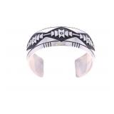 Navajo Tommy Rose Singer Sterling Silver Bracelet