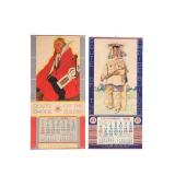 Winold Reiss GNRR Blackfeet Calendars 1935 & 1936