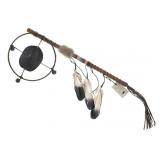 Chippewa Cree Turtle Shell Hoop Dance Stick
