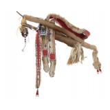 Kiowa Beaded Cougar Bowcase, Quiver, Awl, & Bags