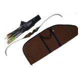 Bear Black Panther Hunter Bow, Arrows & Cases