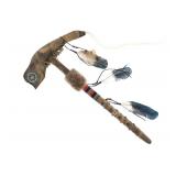 Chippewa / Cree Many Trails Buffalo Jaw War Club