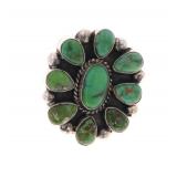Navajo Sierra Bella Turquoise  M. James Ring