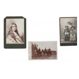 ca. 1880-1890 Ute & Cheyenne Indian Cabinet Cards