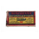 Winchester .38 Smith & Wesson Cartridge Box