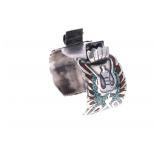 Vintage Pawn Zuni Chip Turquoise & Coral Cuff 1970