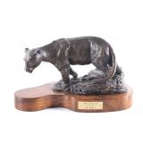 "The Cougar" by Rocco Mountain Lion Bronze 1982
