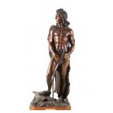 Austin Barton (1927-2017) Large Warrior Bronze