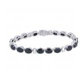 Beautiful Natural Sapphire Tennis Bracelet