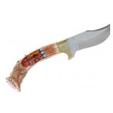 Antler & Turquoise Handle Knife Late 20th Century
