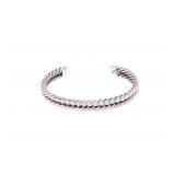 Navajo Sterling Silver Twisted Rope Bracelet