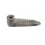 Hopewell Culture Mound Steatite Pipe 4 1/8" RARE