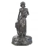 Juan Dell (1933-2019) Pioneer Mother /Child Bronze